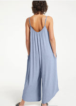 Load image into Gallery viewer, jersey flare leg strap jumpsuit