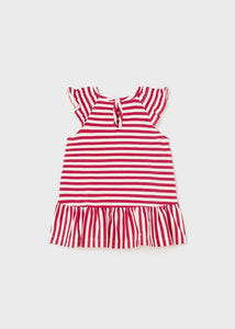 mini girl stripe flowers tshirt dress
