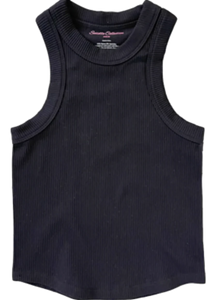 girls seamless rib tank