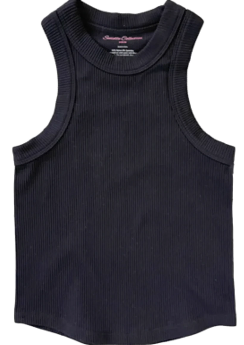 girls seamless rib tank