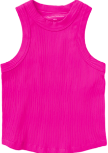 girls seamless rib tank