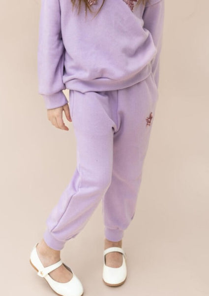 girls glitter bow sweatshirt