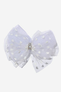 heart tulle clip