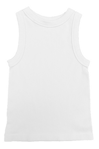 tween high neck ribbed tank