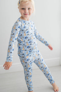kids bamboo loungewear police