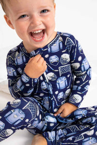 baby bamboo convertible footie hockey