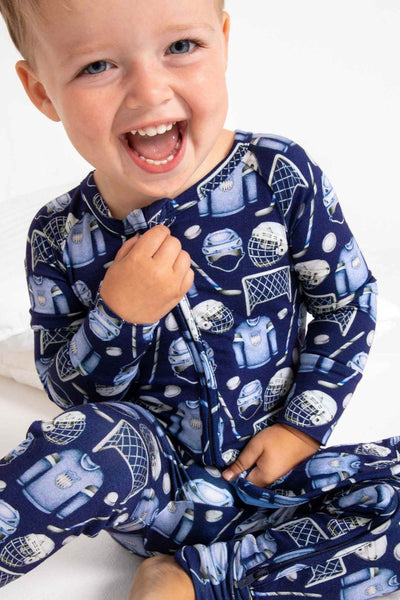 baby bamboo convertible footie hockey