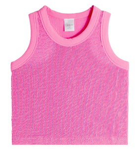 girls smock seamless tank