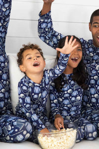 kids bamboo loungewear hockey
