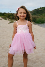 Load image into Gallery viewer, girls bow strappy tutu dress
