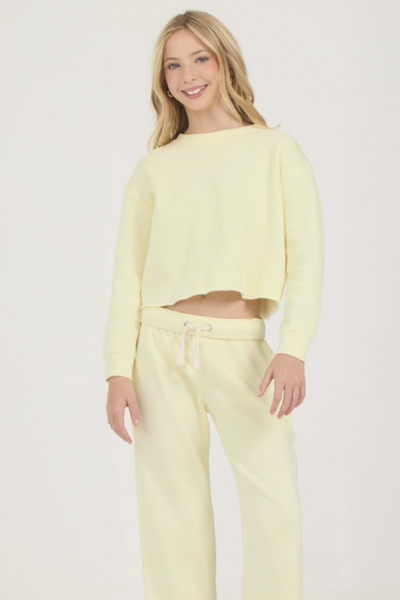 girls short sleeve burnout tee