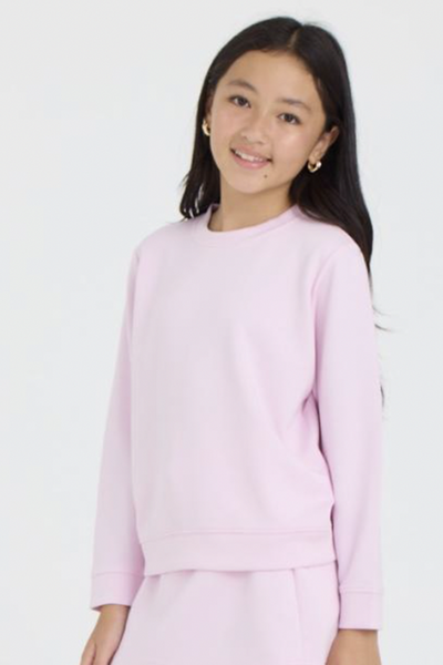girls cloud fleece sweatshirt