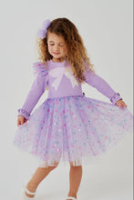 Load image into Gallery viewer, flower tutu long sleeve dress
