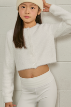 Load image into Gallery viewer, Girls Cozy Button Cardigan
