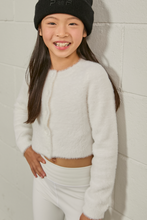 Load image into Gallery viewer, Girls Cozy Button Cardigan
