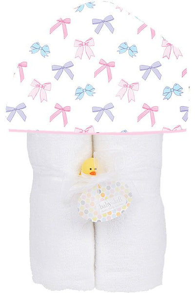 hooded towel bows