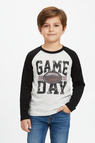 boys game day applique tee
