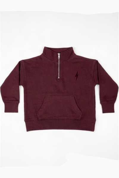 boys 1/4 zip pull over