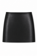 Load image into Gallery viewer, Girls Faux Leather Mini Skort

