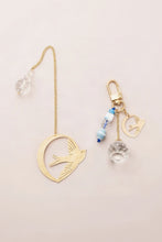 Load image into Gallery viewer, Bookmark + Keychain Set Swallow
