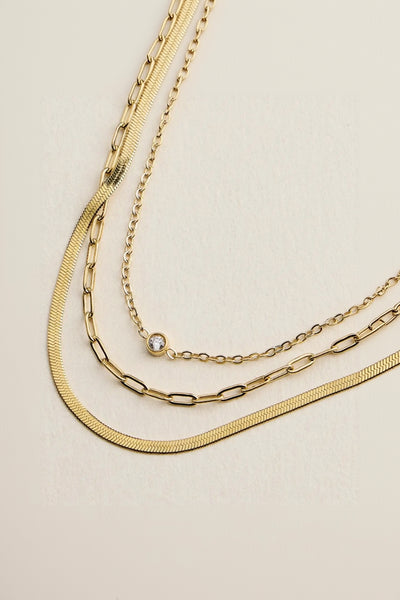 layered chain bracelet