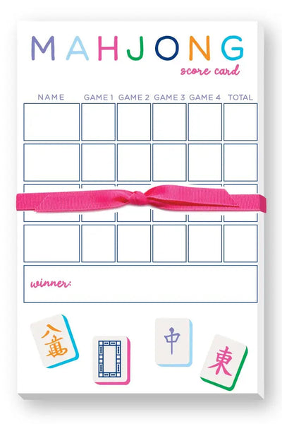 mahjong scoring notepad