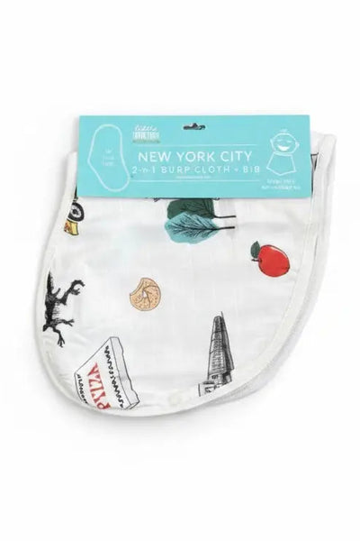 NYC burp and bib set