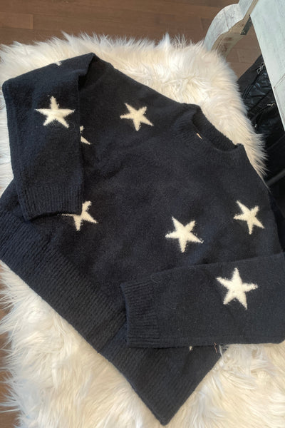 girls stars sweater
