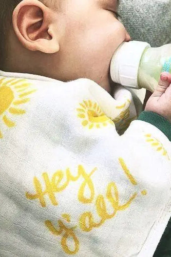 Hey Y`all Burp and Bib