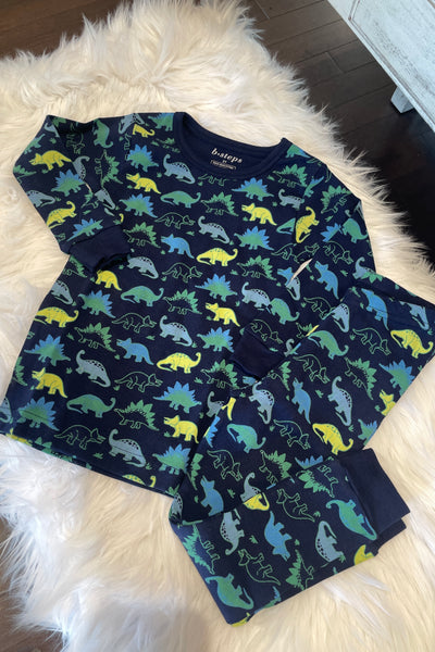 kids dino parade pj set