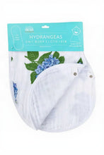 Load image into Gallery viewer, Hydrangeas Burp and Bib
