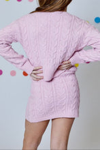 Load image into Gallery viewer, girls cable knit skirt
