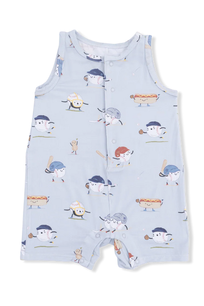 infant baseball romper