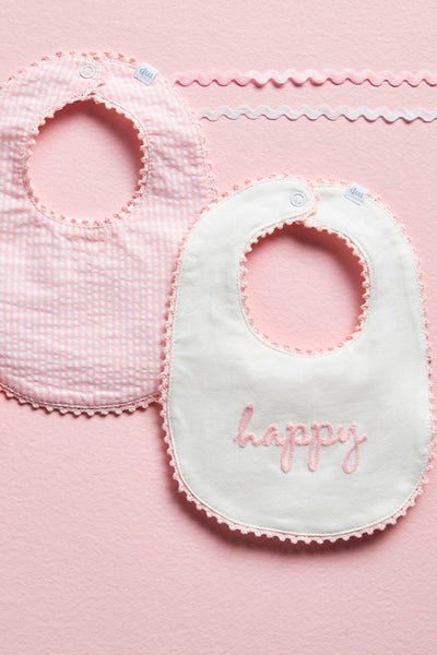 girls stitched bib