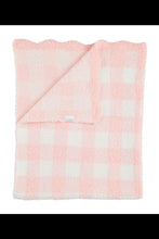 Load image into Gallery viewer, baby gingham chenille blanket

