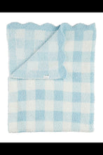 Load image into Gallery viewer, baby gingham chenille blanket
