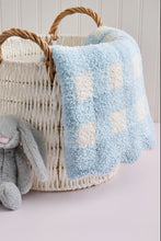 Load image into Gallery viewer, baby gingham chenille blanket
