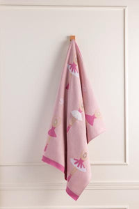 knit ballerina blanket