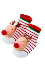 Load image into Gallery viewer, baby xmas light up socks
