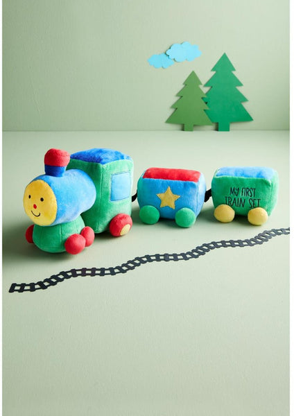 train plush set