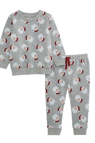 kids santa jogger set