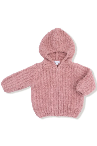 Baby Chenille Hooded Texture Jacket