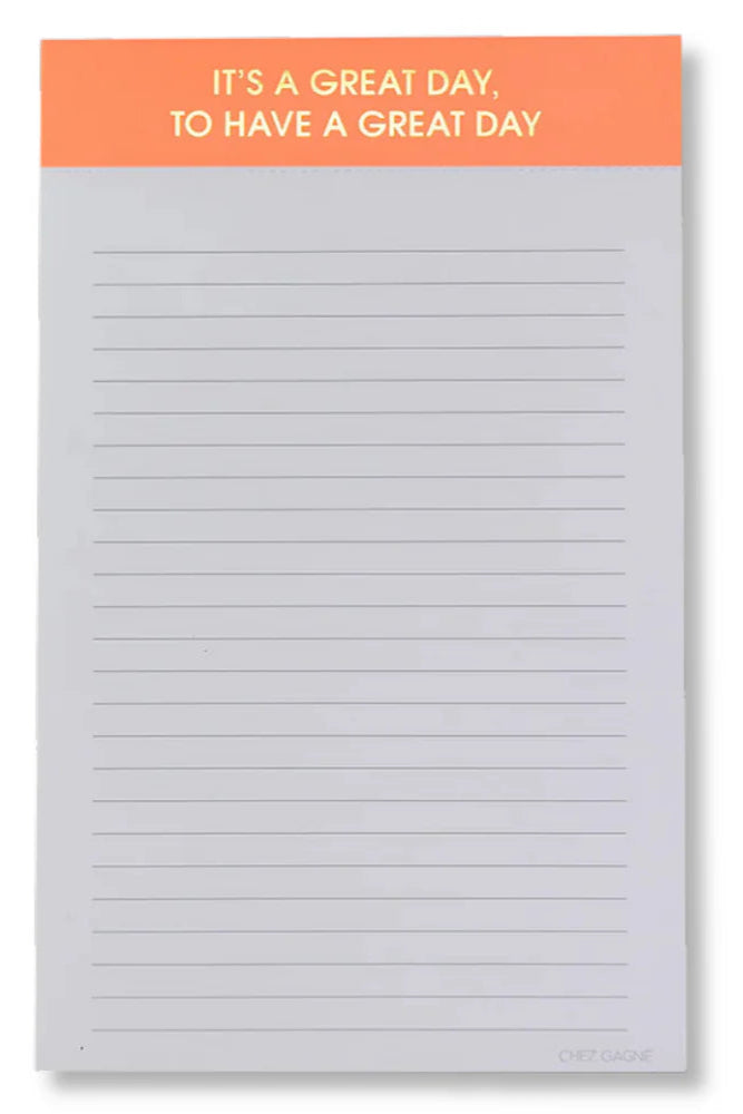 notepad - great day