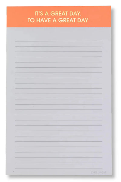 notepad - great day