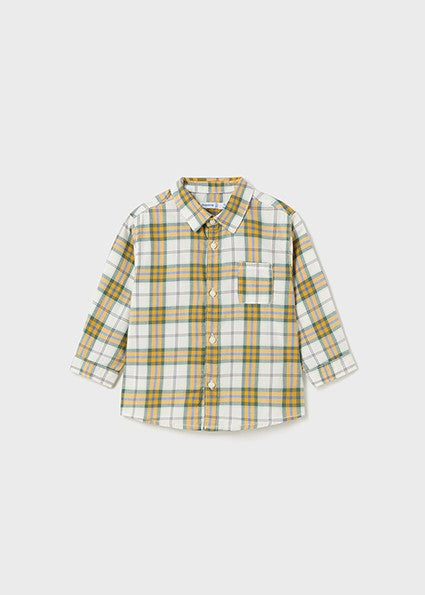 mini boys check shirt