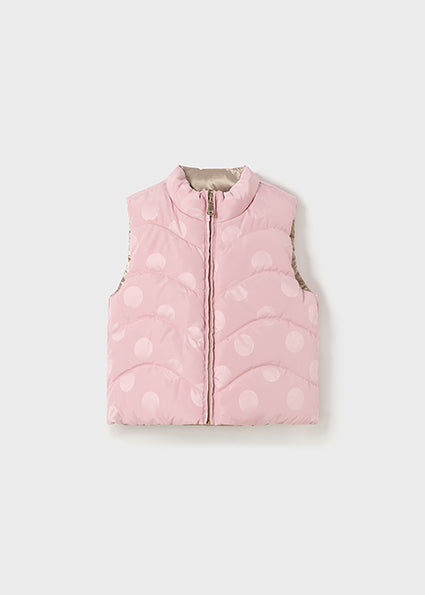 mini girl reversible vest