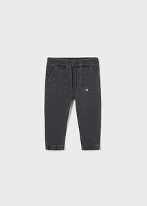 mini boy cargo washed jogger