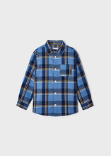 Load image into Gallery viewer, boys long sleeve plaid shirt
