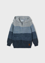 Load image into Gallery viewer, boys ombre zip hoodie cardigan
