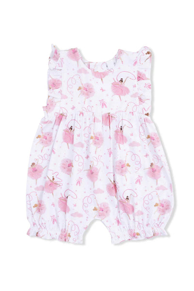 girls ballerinas ruffle playsuit